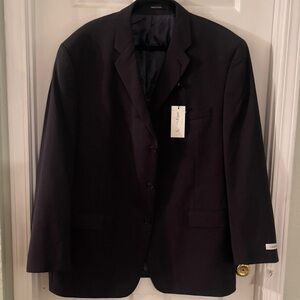 Calvin Klein Navy Pinstripe Men’s 48R Blazer NWT